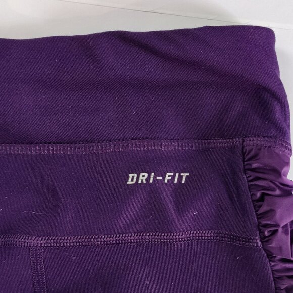Nike Dri-Fit athletic shorts women's size M purple inner lining - Picture 5 of 12